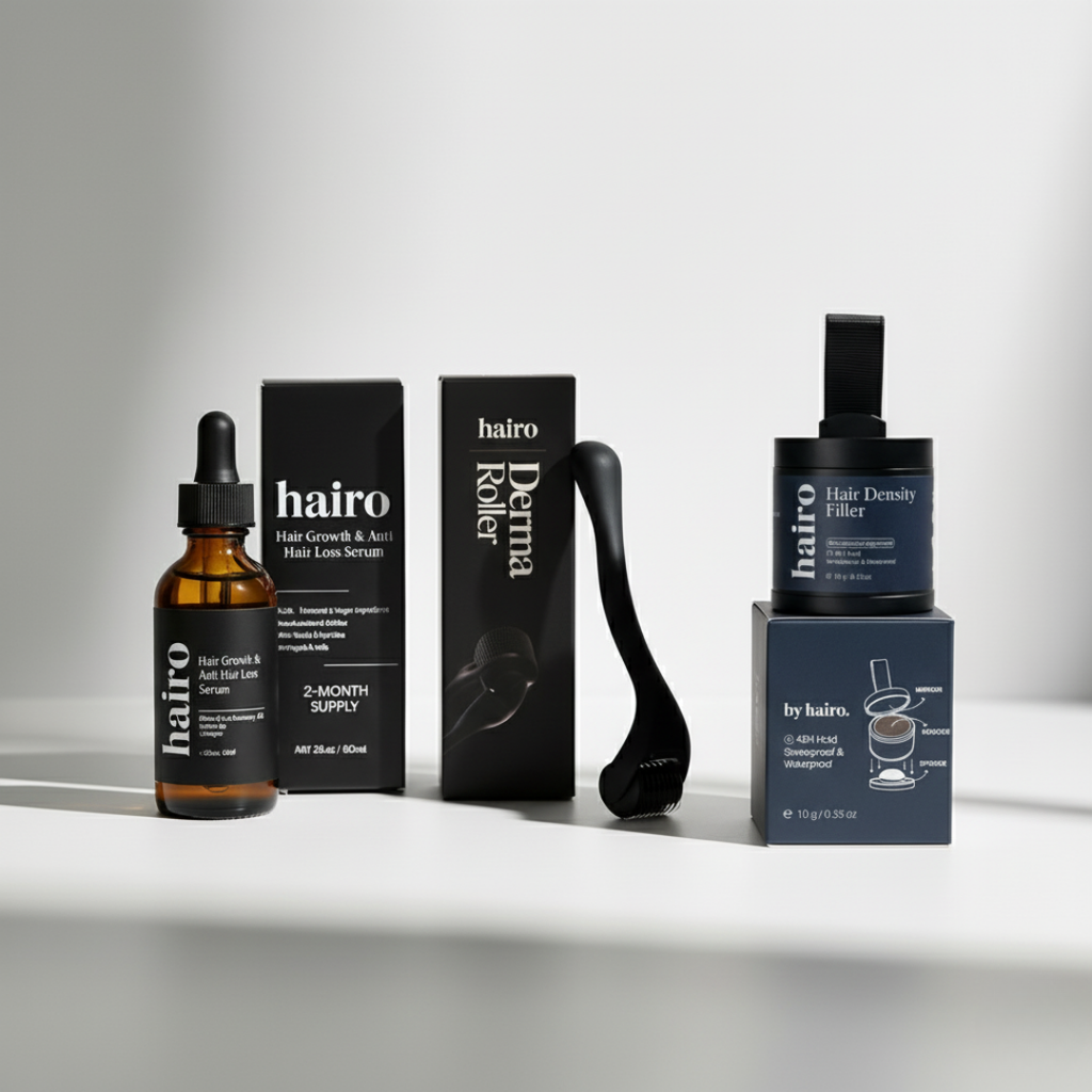 Full Pack | Hair Filler + Serum + Derma Roller
